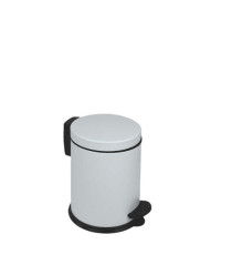 Pattumiera a pedale New Bin Basic - 3 L - metallo verniciato - bianco - Medial