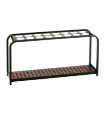 Portaombrelli Multi - 16 posti - 100,2 x 26 x 52,5 cm - nero/acciaio - Medial Portaombrelli Multi - 16 posti - 100,2 x 26 x 52,5 cm - nero/acciaio - Medial