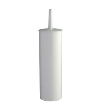 Portascopino WC Basica - da terra - ABS - diametro 10,3 cm - altezza 39,5 cm - bianco - Medial Portascopino WC Basica - da terra - ABS - diametro 10,3 cm - altezza 39,5 cm - bianco - Medial