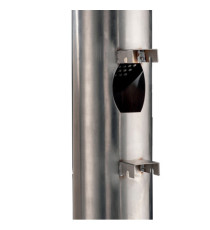 Posacenere murale Birkin - acciaio inox satinato - Medial Posacenere murale Birkin - acciaio inox satinato - Medial