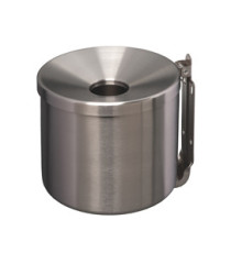 Posacenere murale Nido - diametro 16 cm - H 14 cm - 2 L - acciaio inox - Medial Posacenere murale Nido - diametro 16 cm - H 14 cm - 2 L - acciaio inox - Medial