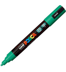 Marcatore a base d'acqua Uni Posca PC5M  - punta  tonda media da 1,8mm a 2,5mm - verde - Uni Mitsubishi Marcatore a base d'acqua Uni Posca PC5M  - punta  tonda media da 1,8mm a 2,5mm - verde - Uni Mitsubishi