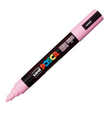 Marcatore a base d'acqua Uni Posca PC5M  - punta tonda media da 1,8mm a 2,5mm - rosa chiaro - Uni Mitsubishi Marcatore a base d'acqua Uni Posca PC5M  - punta tonda media da 1,8mm a 2,5mm - rosa chiaro - Uni Mitsubishi