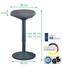 Sgabello Active Comfort in piedi - grigio scuro - Leitz