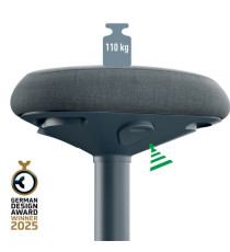 Sgabello Active Comfort in piedi - grigio scuro - Leitz