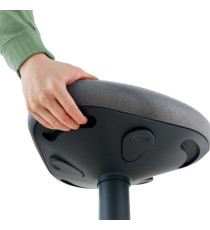 Sgabello Active Comfort in piedi - grigio scuro - Leitz