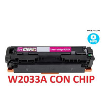 Toner W2033A magenta MPS alta qualità compatibile 415A per HP Color LaserJet Pro M454 ,M479 capacità 2.100 pagine
