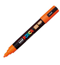 Marcatore a base d'acqua Uni Posca PC5M - punta tonda media da 1,8mm a 2,5mm - arancione  - Uni Mitsubishi Marcatore a base d'acqua Uni Posca PC5M - punta tonda media da 1,8mm a 2,5mm - arancione  - Uni Mitsubishi