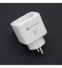 Presa smart shuko wifi 2,4GHz Forcell Plug EU02, controllo vocale, compatibile con app Tuya Smart, Smart Life, Alexa e Google Presa smart shuko wifi 2,4GHz Forcell Plug EU02, controllo vocale, compatibile con app Tuya Smart, Smart Life, Alexa e Google