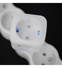 Presa smart shuko wifi 2,4GHz Forcell Plug EU02, controllo vocale, compatibile con app Tuya Smart, Smart Life, Alexa e Google Presa smart shuko wifi 2,4GHz Forcell Plug EU02, controllo vocale, compatibile con app Tuya Smart, Smart Life, Alexa e Google