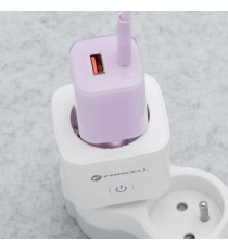 Presa smart shuko wifi 2,4GHz Forcell Plug EU02, controllo vocale, compatibile con app Tuya Smart, Smart Life, Alexa e Google Presa smart shuko wifi 2,4GHz Forcell Plug EU02, controllo vocale, compatibile con app Tuya Smart, Smart Life, Alexa e Google