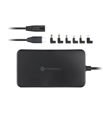 Alimentatore universale notebook Forcell F-Energy E856 da 90 W (6 adattatori e 1 presa type-c) Ricarica rapida Power Delivery Alimentatore universale notebook Forcell F-Energy E856 da 90 W (6 adattatori e 1 presa type-c) Ricarica rapida Power Delivery