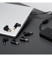Alimentatore universale notebook Forcell F-Energy E856 da 65 W (6 adattatori e 1 presa type-c) Ricarica rapida Power Delivery Alimentatore universale notebook Forcell F-Energy E856 da 65 W (6 adattatori e 1 presa type-c) Ricarica rapida Power Delivery