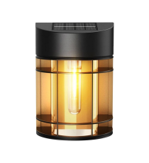 Lampada applique solare da parete WS134 led 50 lumen 2700K luce calda 90x60x130mm IP44 lampione con pannello incorporato