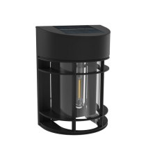 Lampada applique solare da parete WS134 led 50 lumen 2700K luce calda 90x60x130mm IP44 lampione con pannello incorporato