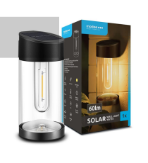 Lampada applique solare da parete WS135 led 60 lumen 2700K luce calda 70x155mm IP44 lampione con pannello incorporato