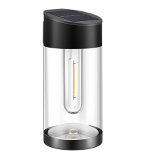 Lampada applique solare da parete WS135 led 60 lumen 2700K luce calda 70x155mm IP44 lampione con pannello incorporato