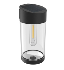 Lampada applique solare da parete WS135 led 60 lumen 2700K luce calda 70x155mm IP44 lampione con pannello incorporato