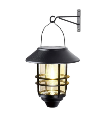 Lampada applique solare da parete WS136 led 70 lumen 2700K luce calda 180x270mm IP44 lampione con pannello incorporato