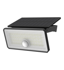 Faretto solare + sensore movimento WS139 led 500 lumen 6500K luce fredda 267x120mmx155mm IP44 lampione con pannello incorporato