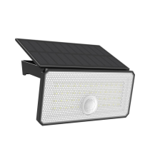 Faretto solare + sensore movimento WS139 led 500 lumen 6500K luce fredda 267x120mmx155mm IP44 lampione con pannello incorporato