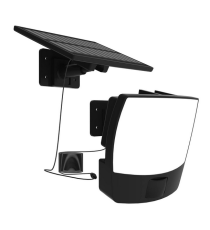 Faretto solare + sensore movimento WS140 led 700 lumen 6500K luce fredda 110x120mmx55mm IP44 lampione con pannello incorporato
