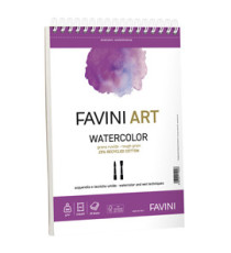 Blocco spiralato Watercolor - 23 x 29,7 cm - 300 gr - 20 fogli - Favini Art Blocco spiralato Watercolor - 23 x 29,7 cm - 300 gr - 20 fogli - Favini Art