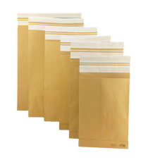 Sacchetto e-commerce E-Double - 26 x 40 cm - avana - Bong Packaging - conf. 250 pezzi