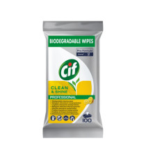Salviette multisuperfici igienizzanti - biodegradabili - Cif - conf. 100 pezzi Salviette multisuperfici igienizzanti - biodegradabili - Cif - conf. 100 pezzi