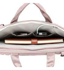 Borsa porta notebook Vacallo 16 - PET - rosa cipria - SWISS Digital DESIGN Borsa porta notebook Vacallo 16 - PET - rosa cipria - SWISS Digital DESIGN
