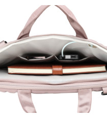 Borsa porta notebook Vacallo 16 - PET - rosa cipria - SWISS Digital DESIGN Borsa porta notebook Vacallo 16 - PET - rosa cipria - SWISS Digital DESIGN