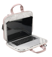 Borsa porta notebook Vacallo 16 - PET - rosa cipria - SWISS Digital DESIGN Borsa porta notebook Vacallo 16 - PET - rosa cipria - SWISS Digital DESIGN