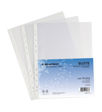 Buste forate Top - liscio - 22 x 30 cm - trasparente - Starline - conf. 50 pezzi Buste forate Top - liscio - 22 x 30 cm - trasparente - Starline - conf. 50 pezzi