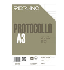 Foglio protocollo - A4 - uso bollo - 60 gr - Fabriano - conf. 200 pezzi Foglio protocollo - A4 - uso bollo - 60 gr - Fabriano - conf. 200 pezzi