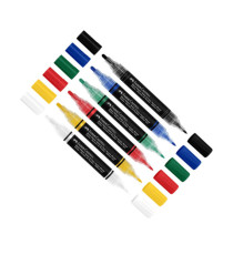 Marcatori Shake&Paint - colori assoriti basic - Faber-Castell - conf. 6 pz