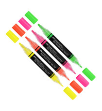 Marcatori Shake&Paint - colori assoriti neon - Faber-Castell - conf. 4 pz