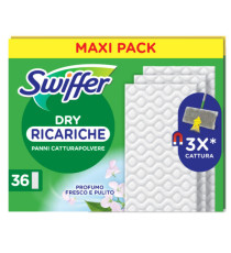 Ricarica Swiffer Dry - Swiffer - conf. 36 pezzi Ricarica Swiffer Dry - Swiffer - conf. 36 pezzi