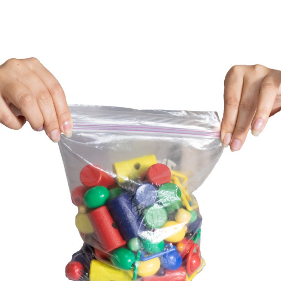 Sacchetti Zip - 25 x 35 cm - 45 micron - PE - trasparente - Viva - conf. 100 pezzi Sacchetti Zip - 25 x 35 cm - 45 micron - PE - trasparente - Viva - conf. 100 pezzi