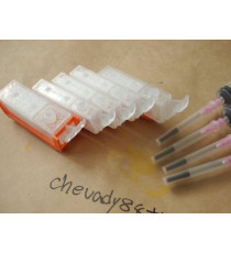 CARTUCCIA VUOTA RICARICABILE CON CHIP PER CANON 521 NERO