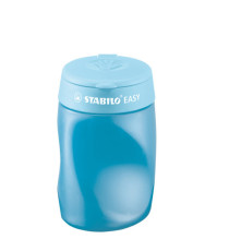 Temperamatite Easy con contenitore  - 3 fori - ergonomico - blu - per mancini - Stabilo Temperamatite Easy con contenitore  - 3 fori - ergonomico - blu - per mancini - Stabilo
