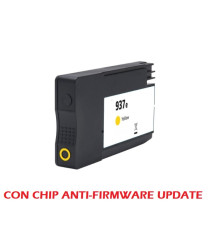 Cartuccia 937e XL giallo 4S6W8NE con chip anti-firmware update compatibile per Hp 9110b,9120e,9132e,9720,9730 1.650 pagine