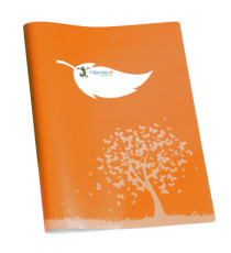 Coprimaxi Green - c/tasche - 21 x 30 cm - carta 120 gr - arancio - Colorosa