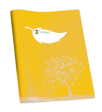 Coprimaxi Green - c/tasche - 21 x 30 cm - carta 120 gr - giallo - Colorosa