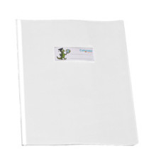 Coprimaxi GreenLine - c/alette - PVC - 220 mic - 21 x 30 cm - lucido coprente - bianco - Colorosa Coprimaxi GreenLine - c/alette - PVC - 220 mic - 21 x 30 cm - lucido coprente - bianco - Colorosa