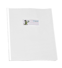 Coprimaxi GreenLine - c/alette - PVC - 220 mic - 21 x 30 cm - lucido coprente - bianco - Colorosa Coprimaxi GreenLine - c/alette - PVC - 220 mic - 21 x 30 cm - lucido coprente - bianco - Colorosa