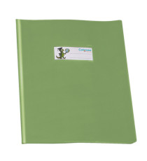 Coprimaxi GreenLine - c/alette - PVC - 220 mic - 21 x 30 cm - lucido coprente - verde chiaro - Colorosa