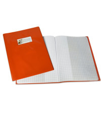 Coprimaxi LF - c/alette - A4 - PVC -  laccato - arancio - Sei Rota