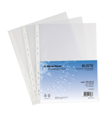 Buste forate Medium - buccia - 22 x 30 cm - trasparente - Starline - conf. 50 pezzi