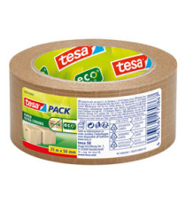 Nastro adesivo Tesapack Eco - paper ultra strong ecoLogo - 25 m x 5 cm - avana - Tesa Nastro adesivo Tesapack Eco - paper ultra strong ecoLogo - 25 m x 5 cm - avana - Tesa