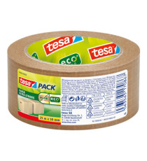 Nastro adesivo Tesapack Eco - paper ultra strong ecoLogo - 25 m x 5 cm - avana - Tesa Nastro adesivo Tesapack Eco - paper ultra strong ecoLogo - 25 m x 5 cm - avana - Tesa